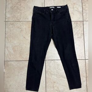 Black Denim Jeans - Boho Skinny